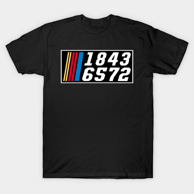 1843 T-Shirt by Luna Lovers